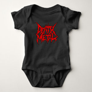 Body Para Bebê Metal da morte