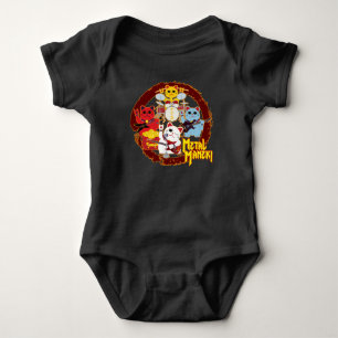 Body Para Bebê Metal Maneki