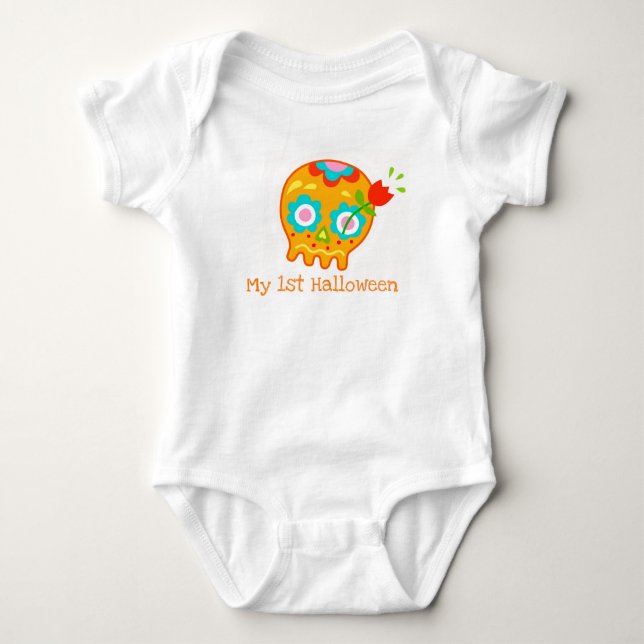 Body Para Bebê Meu 1º Halloween (Frente)