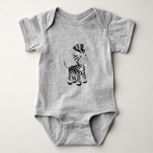 Body Para Bebê Meu Bebê Zebra