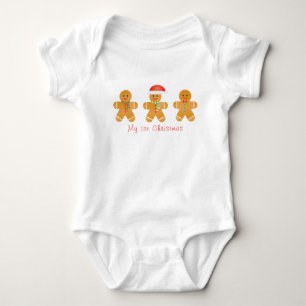 Body Para Bebê Meu Chapéu Papai Noel de Natal de 1rua