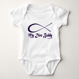 Body Para Bebê Meu Creeper do amigo do mergulho