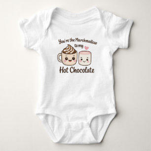 Body Para Bebê Meu Doce Malvavisco & Chocolate Quente Baby Grow