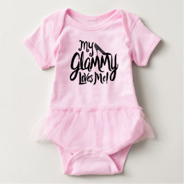 Body Para Bebê Meu Glammy ama-me! Bebê