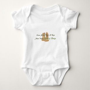 Body Para Bebê Meu herói veste botas de combate