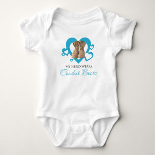 Body Para Bebê Meu Herói Veste Combate Boots Baby