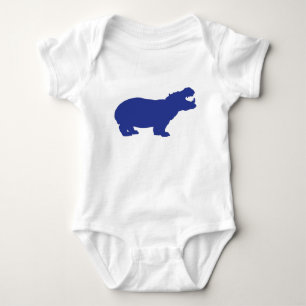 Body Para Bebê Meu Hippo