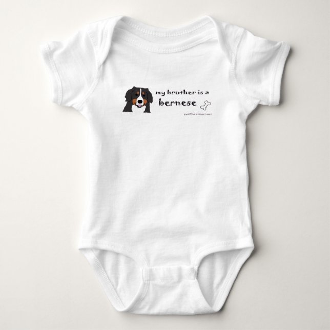 Body Para Bebê Meu irmão é um birmanês (Frente)