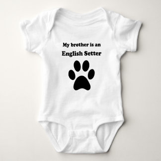 Body Para Bebê Meu Irmão É Um Setor Inglês