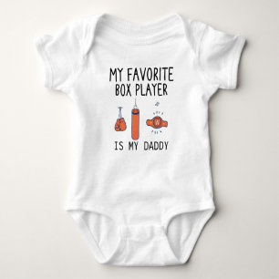 Body Para Bebê Meu Jogador de Caixa Favorito É Meu Pai - Futuro B