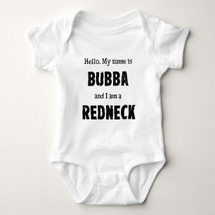 Body Para Bebê Meu nome é Bubba