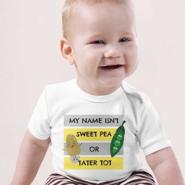 Body Para Bebê Meu Nome Não É Ervilha Doce (Criador carregado)