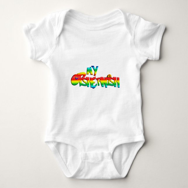 Body Para Bebê Meu oshernish (Frente)