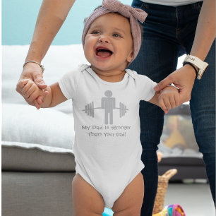 Body Para Bebê Meu Pai é mais forte que seu Pai!
