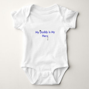 Body Para Bebê Meu pai é meu herói