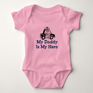 Body Para Bebê Meu pai é meu herói