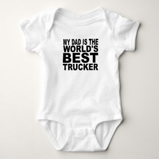 Body Para Bebê Meu pai é o melhor camionista do mundo