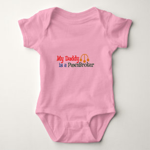 Body Para Bebê Meu pai é um corretor do penhor