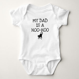 Body Para Bebê "Meu Pai é um Hoo-Hoo" Bebê Bodyfato