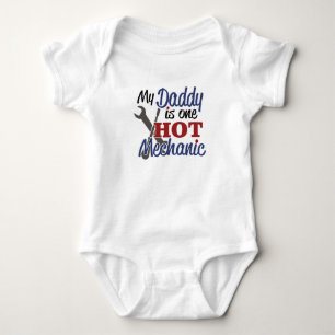 Body Para Bebê Meu pai é um mecânico quente