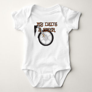 Body Para Bebê Meu pai é um motociclista