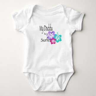 Body Para Bebê Meu pai é um surfista