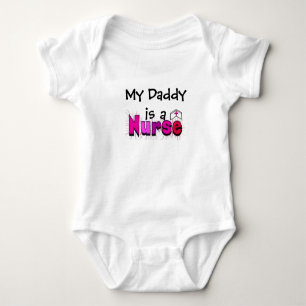 Body Para Bebê Meu pai é uma enfermeira--T-shirt dos miúdos