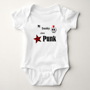 Body Para Bebê Meu pai gosta do punk