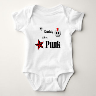 Body Para Bebê Meu pai gosta do punk