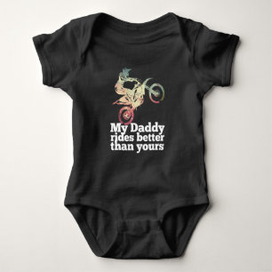 Body Para Bebê Meu pai monta melhor do que seu