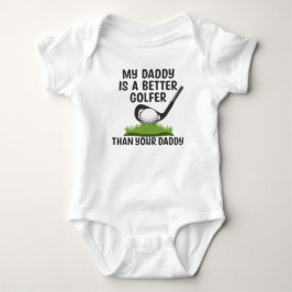 Body Para Bebê Meu Papai É Um Golfista Melhor Que Seu Papai