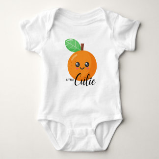 Body Para Bebê Meu Pequeno Cutie Clementine Laranja Bebê 