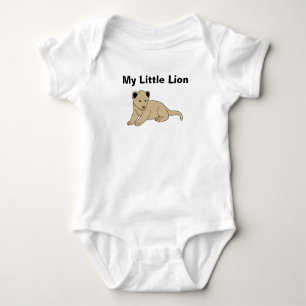 Body Para Bebê Meu Pequeno Leão