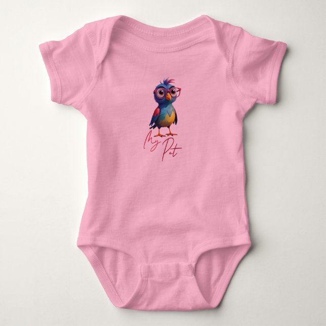 Body Para Bebê Meu Pet (Frente)