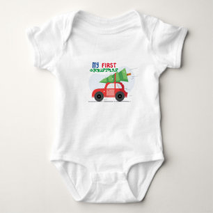Body Para Bebê Meu primeiro biquinho de Natal