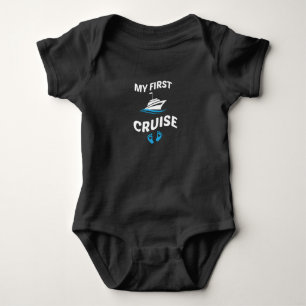 Body Para Bebê Meu Primeiro Cruzeiro, Férias De Cruzeiro De Bebê
