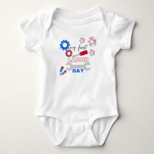 Body Para Bebê Meu Primeiro Dia do Trabalho