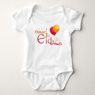 Body Para Bebê Meu primeiro Eid