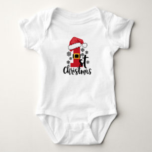 Body Para Bebê Meu Primeiro Fato De Bebê De Natal