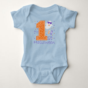Body Para Bebê Meu primeiro filho do halloween crianças é um clie