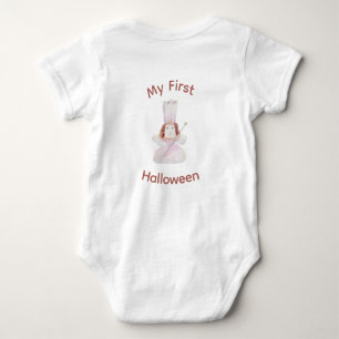 Body Para Bebê Meu Primeiro Halloween - Belo Belo Casaco de Bruxa