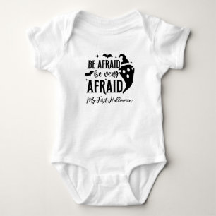 Body Para Bebê Meu Primeiro Halloween Tem Medo Muito