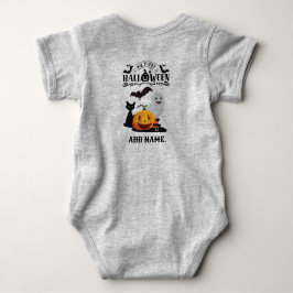 Body Para Bebê Meu Primeiro Halloween Toddler Personalizado