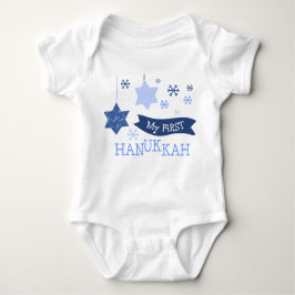 Body Para Bebê Meu Primeiro Hanukkah Bebê Bodô