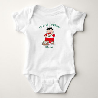 Body Para Bebê Meu Primeiro Natal