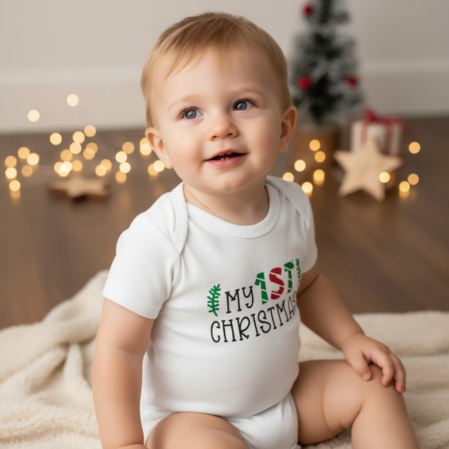 Body Para Bebê Meu Primeiro Natal (Criador carregado)