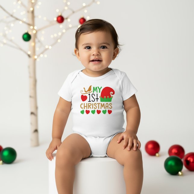Body Para Bebê Meu Primeiro Natal (Criador carregado)