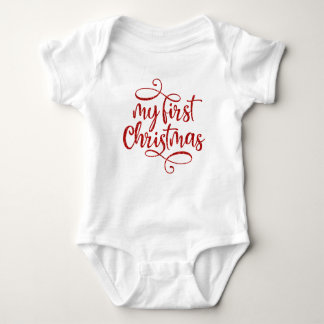 Body Para Bebê Meu Primeiro Natal 