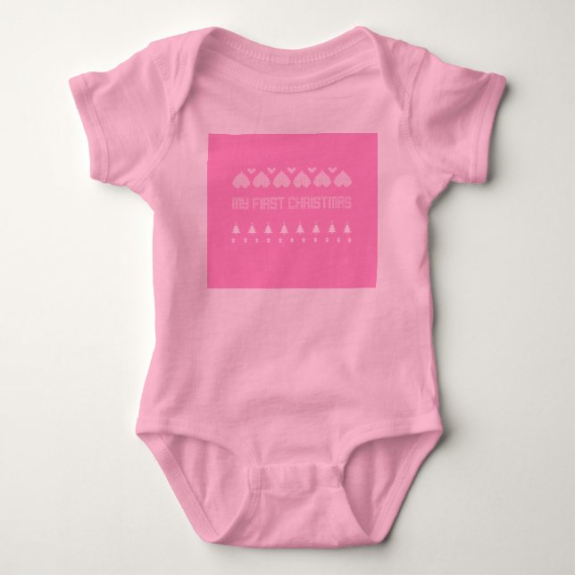 Body Para Bebê Meu primeiro Natal (Frente)