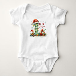 Body Para Bebê Meu Primeiro Natal Bebê Bodysuit